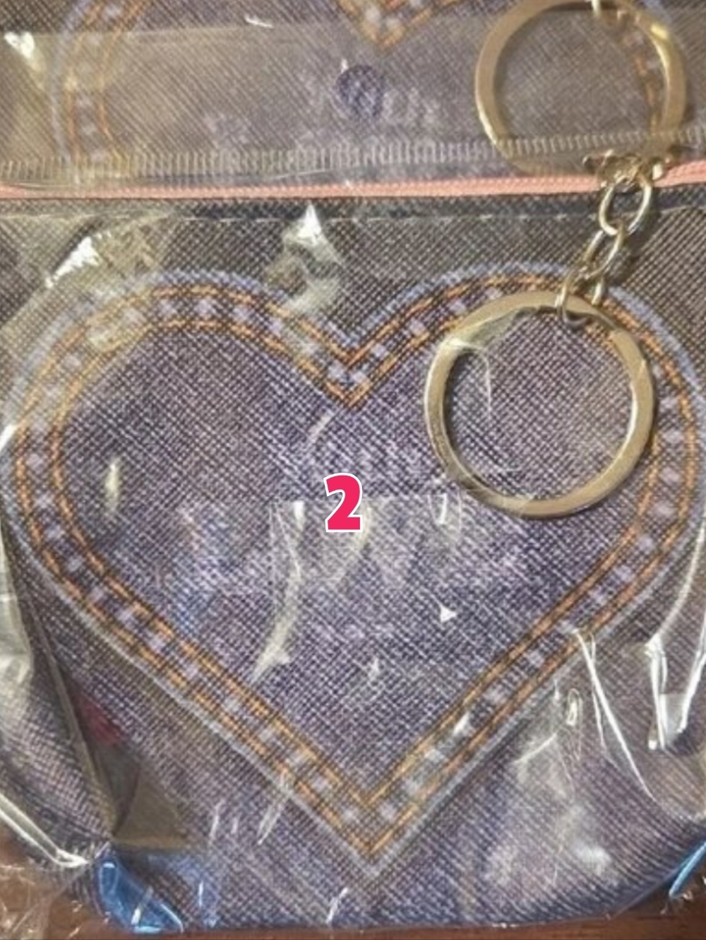 Denim Small Zipper Pouch new - Picture 6 of 7